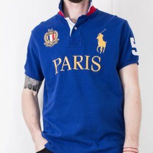 POLO Ralph Lauren BLUE PARIS "5" SIZE M